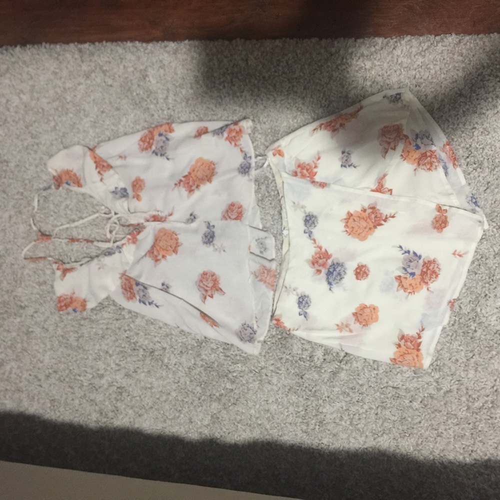 2 piece short/kirt and shirt